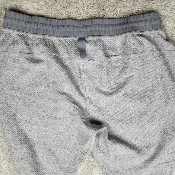 Lululemon Men Grey Silver Drawstring Diamond Jogger Size 2XL XXL Casual Stretch